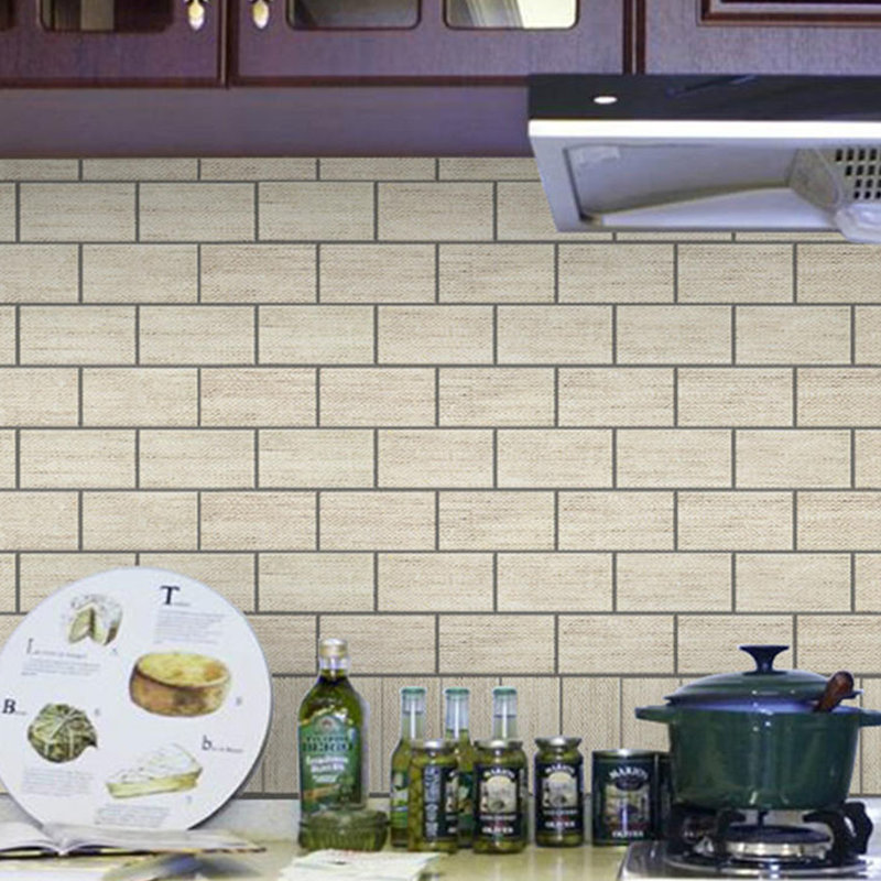 beige peel and stick subway tile
